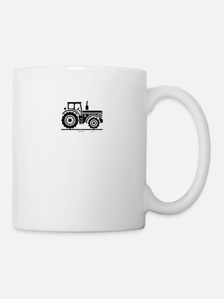 tractor - Mok - wit