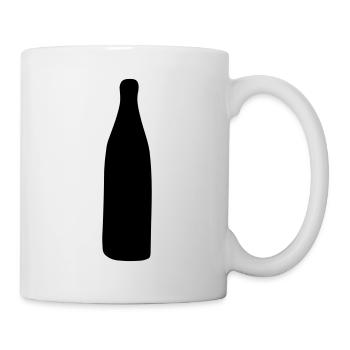 bierflasche - Tasse - Weiß - Rechts