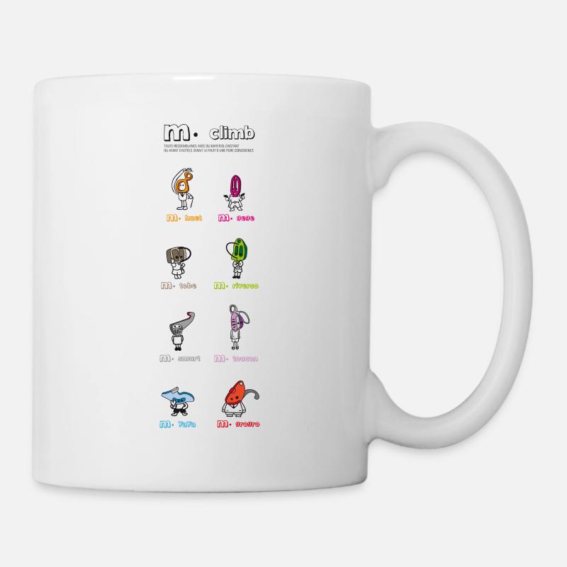 les M.climb - Mug blanc - blanc