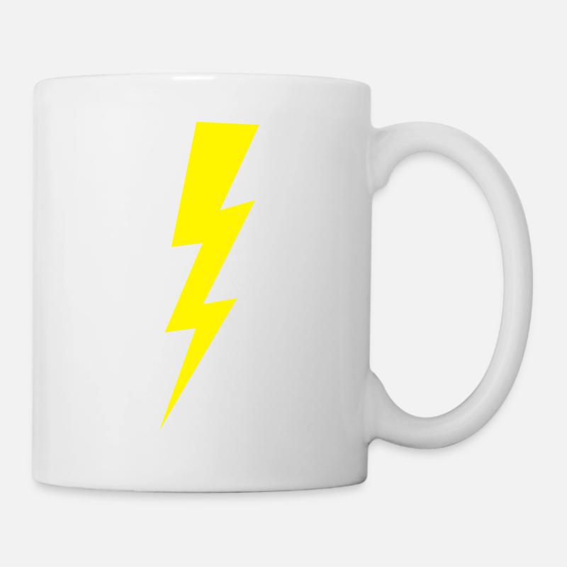 Blitz - Tasse - Weiß