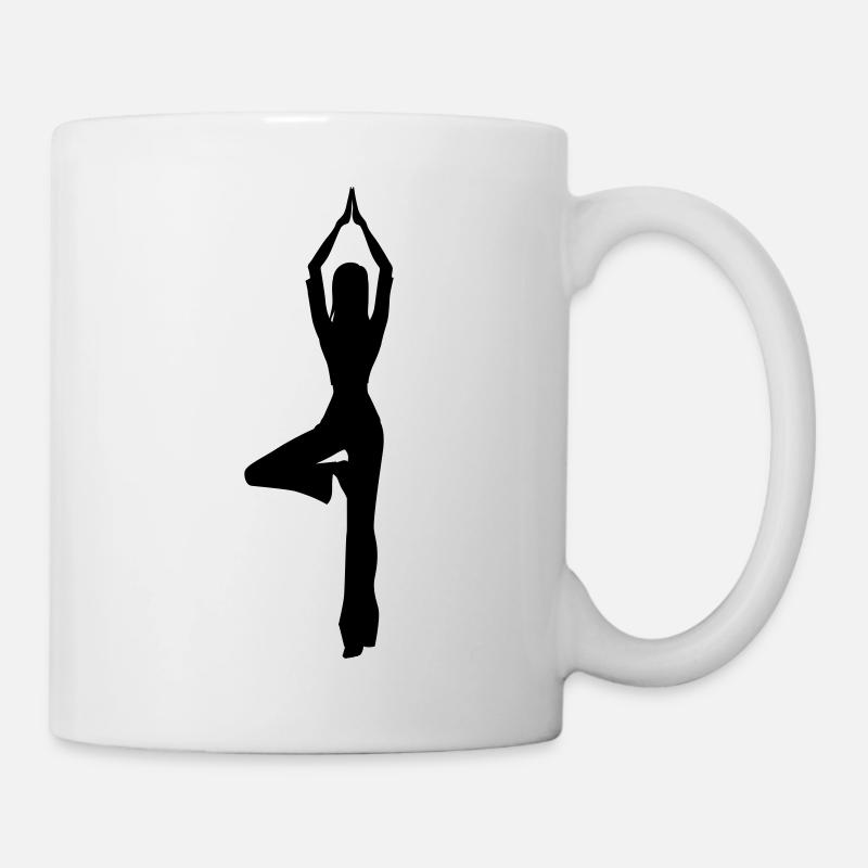 yoga - Mug - white