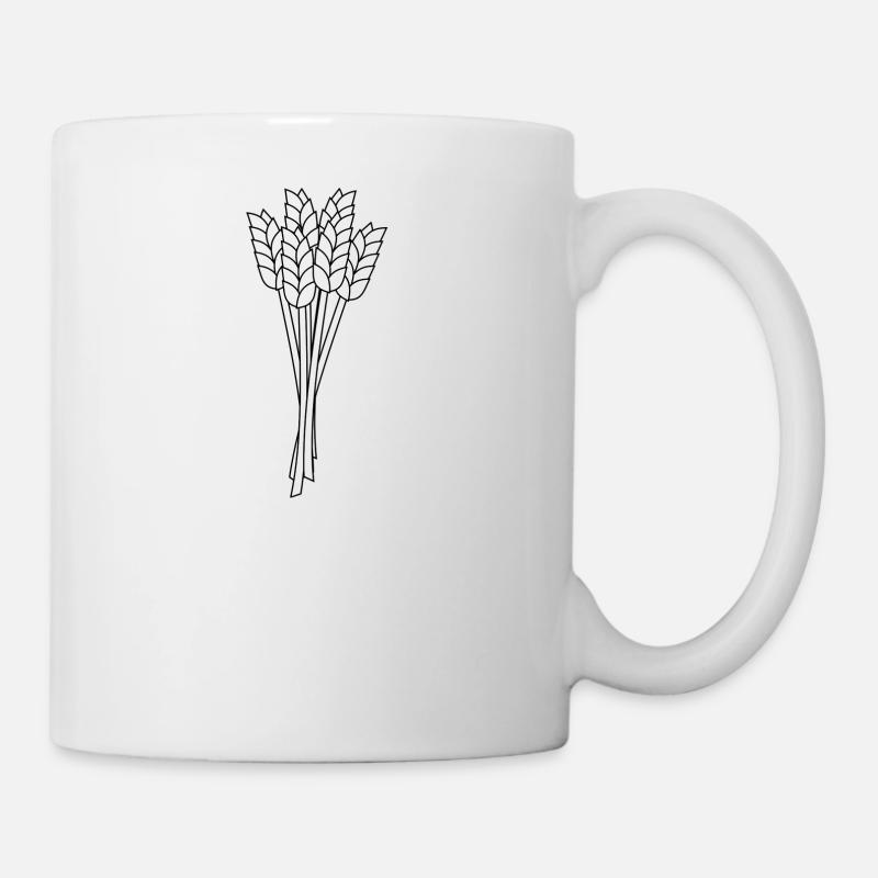 getreide corn cereal wheat weizen veggie gemuese v - Tasse - Weiß