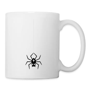 Funny Spider Design - Tasse - Weiß - Rechts