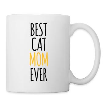 Cat Maman T-shirt maman cadeau de la fête des mères - Mug blanc - blanc - Droite