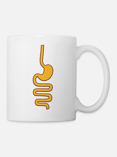 Magen Darm - Tasse - Weiß