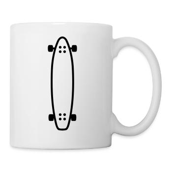 Longboard - Mug - white - Right