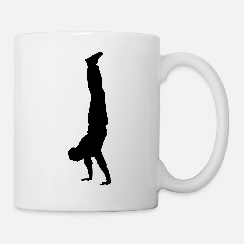 handstand - Tasse - Weiß