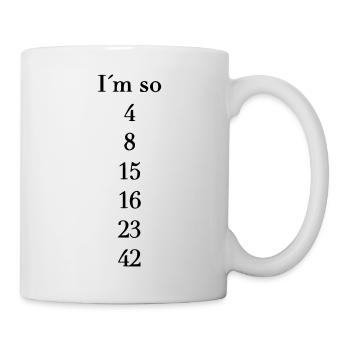 I'm so "Lost" / Lost Series / Lost Numbers / 4 8 15 16 - Mug - white - Right