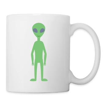 alien - Tasse - Weiß - Rechts