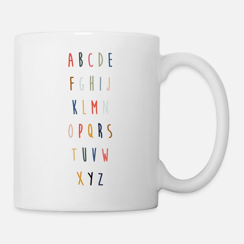 ABC - Tasse - Weiß