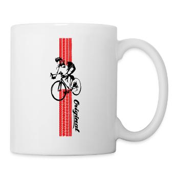 Road Bike Bike Retro Design - Mug - white - Right