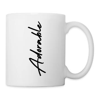 Niedlich - Tasse - Weiß - Rechts