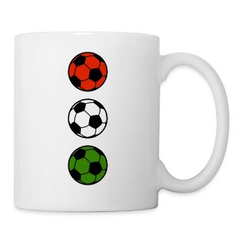 Football Hungary Ball Sports - Mug - white - Right