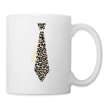 Tie Leopard - Mug - white - Right