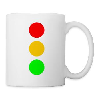 Feu de circulation 01 - Mug blanc - blanc - Droite