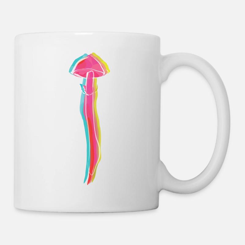 Champignons psychédéliques - Mug blanc - blanc