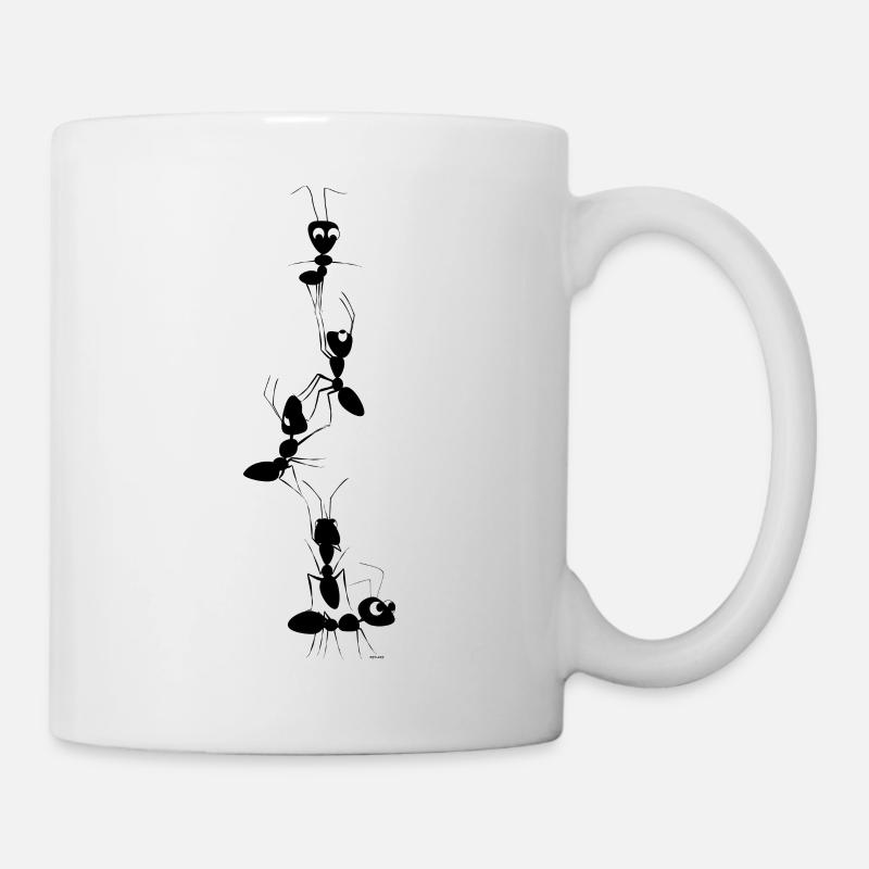 Ameisen - Tasse - Weiß