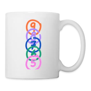 sidback unltd. - from 9 to 5 - Tasse - Weiß - Rechts