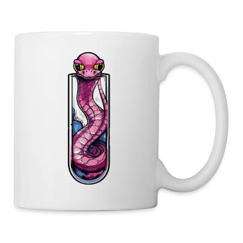 Dessin de tatouage de serpent - Mug blanc - blanc - Droite