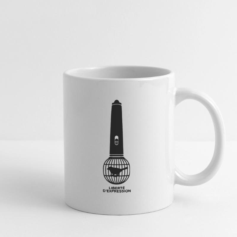 LIBERTE DEXPRESSION Mug blanc