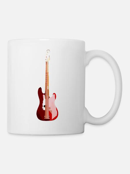 BASS GUITAR - Mug - white