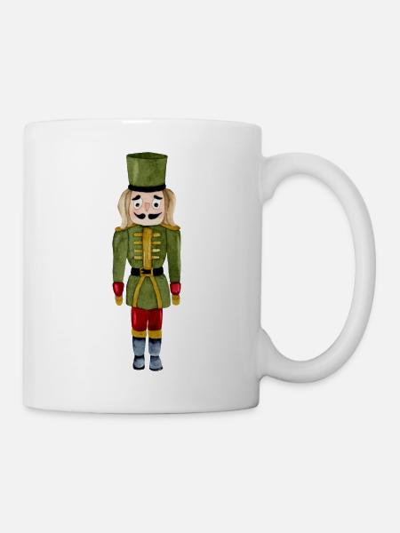 Nussknacker Weihnachten Christmas Geschenk - Tasse - Weiß