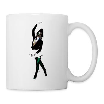 Gardetanz,Gardetänzerin,karneval,fasching, - Tasse - Weiß - Rechts