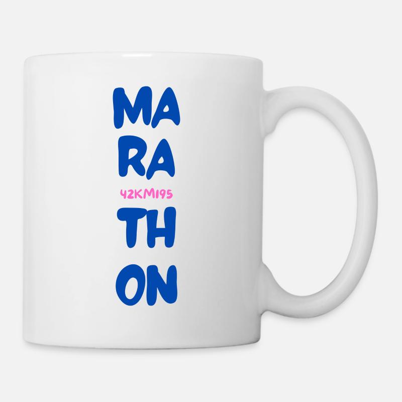 Mara 42.195 thon - Mug blanc - blanc