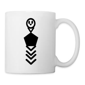Fou - Mug blanc - blanc - Droite