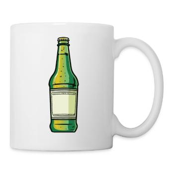 bouteille de bière icône de consommation de bière - Mug blanc - blanc - Droite