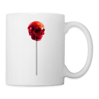 Skullipop - Lutscher Totenkopf Bonbon - Tasse - Weiß - Rechts