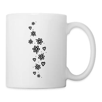 Floral Glitter - Mug - white - Right