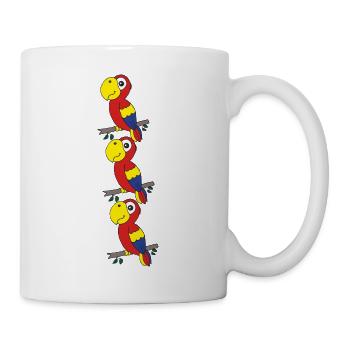 Parrot Triplets - Mug - white - Right