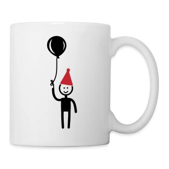 Ballon d’anniversaire Enfant d’anniversaire - Mug blanc - blanc - Droite