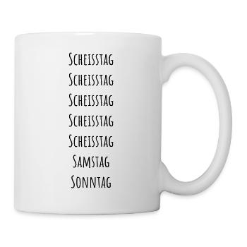 Week Day Weekend Mug - Mug - white - Right