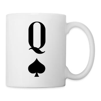 Queen of Pik and Spades - Tasse - Weiß - Rechts