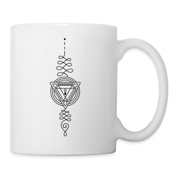Secret Totem – Mystische Geometrie - Tasse - Weiß - Rechts
