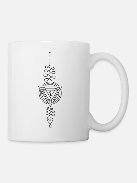 Secret Totem – Mystic Geometry - Mug - white