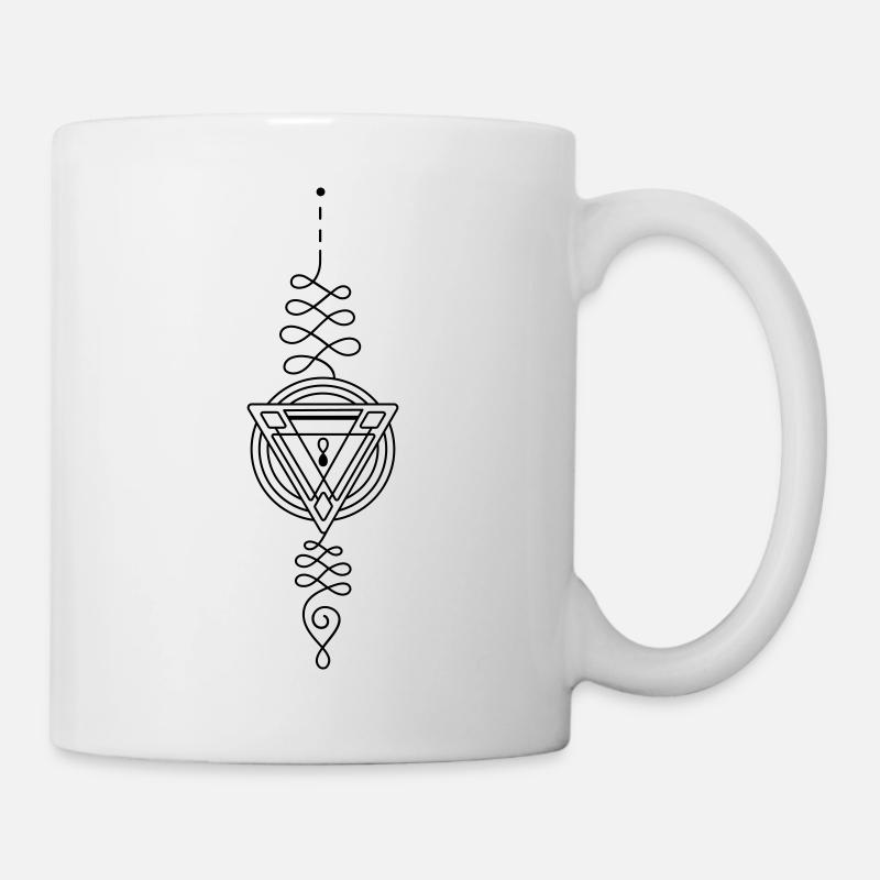 Secret Totem – Mystic Geometry - Mug - white