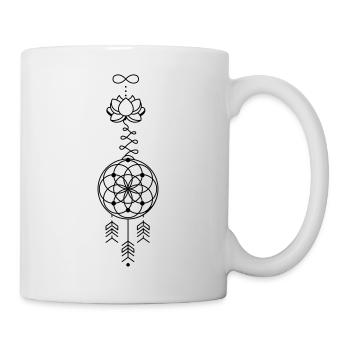 Dream Totem – Symbol der Traumwelt - Tasse - Weiß - Rechts