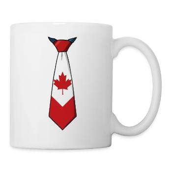 Canada Tie – Flaggendesign - Tasse - Weiß - Rechts