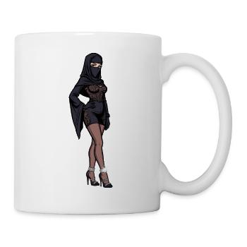 ShadowNinja mit Tattoo - Tasse - Weiß - Rechts