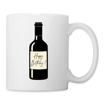 Happy Birthday Wine - Mug - white - Right