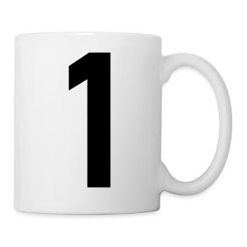 1. 1 year. 1st ANNIVERSARY. 1 YEAR ANNIVERSARY - Mug - white - Right