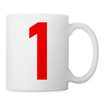 1. 1 year. 1st ANNIVERSARY. 1 YEAR ANNIVERSARY - Mug - white - Right