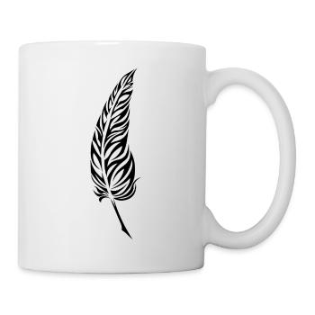 Feather-1 - Tasse - Weiß - Rechts