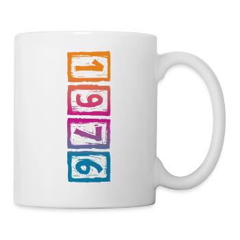 Millésime 1976 - Mug blanc - blanc - Droite