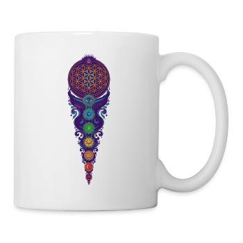 Méditation de spiritualité Géométrie sacrée - Mug blanc - blanc - Droite