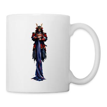 Guerrier de la Nuit au Casque de Corne - Mug blanc - blanc - Droite