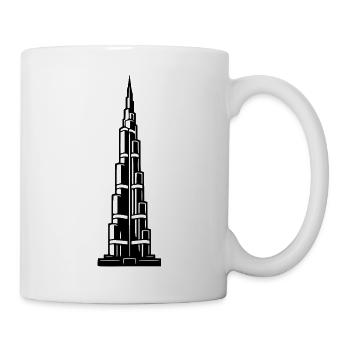 Burj Khalifa Dubai - Tasse - Weiß - Rechts